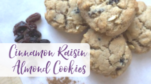 Cinnamon Raisin Almond Cookies